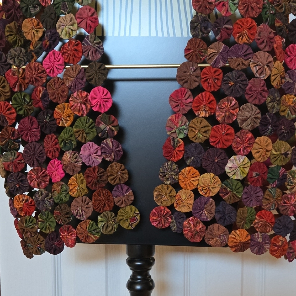 Colorful Floral Patterned Shawl - Picture 2 of 8